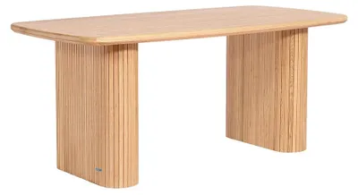 Produktbild von HOME DELUXE Esstisch ARENOS – Natur, Eiche geölt (160 x 75 x 90 cm) | Massiver Holztisch im modernen Design für Esszimmer & Küche