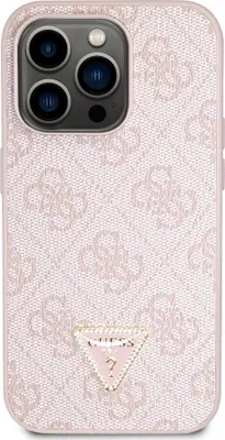 Produktbild von Guess Guhcp15Lp4Tdscpp Iphone 15 Pro 6.1 Rosa/Rosa Hardcase Crossbody 4G Metalllogo