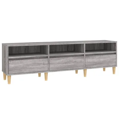 Zdjęcie produktu dla Szafka pod TV, szary dąb sonoma, 150x30x44,5 cm
