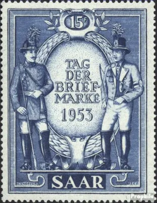 Produktbild von Briefmarken Saarland 1953 Mi 342 (kompl.Ausg.) gestempelt Tag der Briefmarke