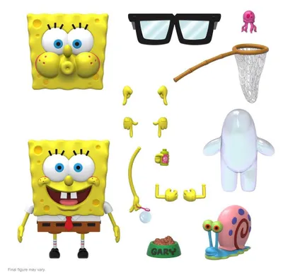 Produktbild von Super7 SpongeBob Schwammkopf Ultimates Actionfigur SpongeBob 18 cm