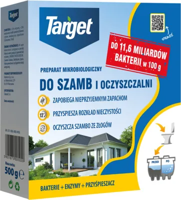 Zdjęcie produktu dla Preparat do szamb wspomagający rozkład nieczystości 500 g