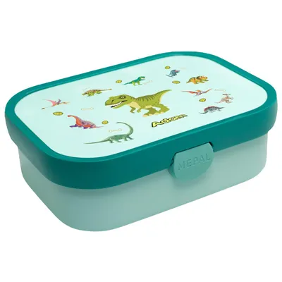 Produktbild von Personalisierte Brotdose mit Namen Dino Große und praktische Brotdose für Kinder Wunderschöne Lunchbox für Mädchen und Jungen mit verschiedenen Motiven Dinosaurier [087]