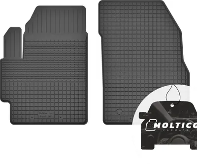 Produktbild von Vorne Gummimatten mit Rand Auto Fußmatten Gummi Automatten Passgenau 2-teilig Set - passend für Mazda 5 II 2010-2016
