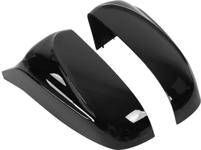 Obrázek produktu pro 2 kusy krytů bočních dveří zpětných zrcátek, obložení, vodotěsná náhrada pro E70 X5 2007-2013, lesklá černá