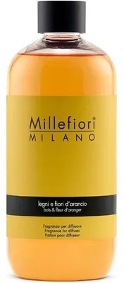 Obrázek produktu pro Millefiori Milano Náplň do difuzéru Legni e Fiori d’Arancio 500 ml