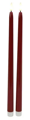 Immagine prodotto di Candele LED a bastoncino Countryfield Eleganza gotica 38 cm set di 2 candele multicolore