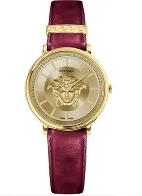 Produktbild von Versace Damen Uhr Armbanduhr V-Circle VE8103821 Leder