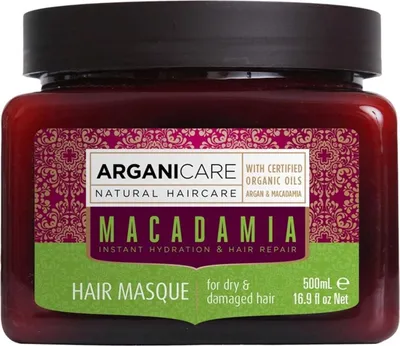 Image de ARGANICARE Masque capillaire restructurant et nourrissant, 500 ml