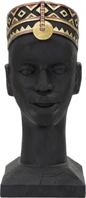 Zdjęcie produktu dla o Ferretti Bust Massai Man 25x25x56 cm czarny