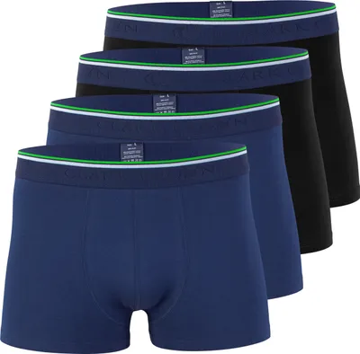Produktbild von Clark Crown® 4er Pack "Bambus" Boxershorts XXL marine/schwarz