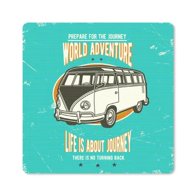 Produktbild von MuchoWow® Mauspad Mousepad Oldtimer - Oldtimer - Auto 20x20 cm - Mousepads - Maus Mat - Pad - Mausunterlage - Desk Mat - Bureauartikeln
