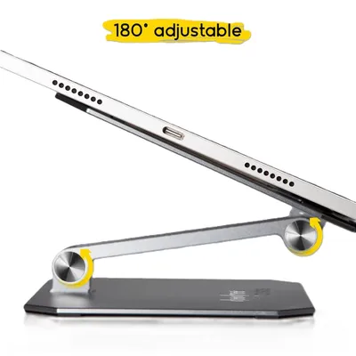 Immagine prodotto di Supporto per tablet, iPad e e-reader Doodroo - supporto in metallo pieghevole e regolabile