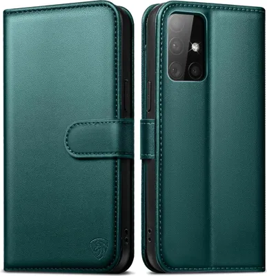 Produktbild von Handyhülle Samsung Galaxy A51 Klapphülle RFID Schutzglas Grün