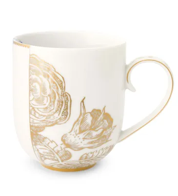 Produktbild von PIP STUDIO Royal White Becher mit Henkel gross 0,325 l