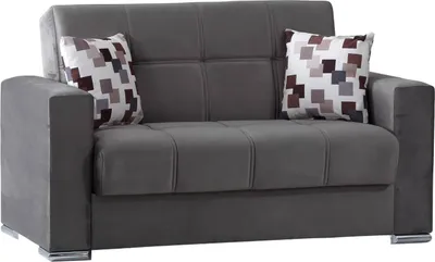 Immagine prodotto di Dmora Divano Letto 2 Posti Anikide 85x160 cm Nero, Contenitore Reclinabile