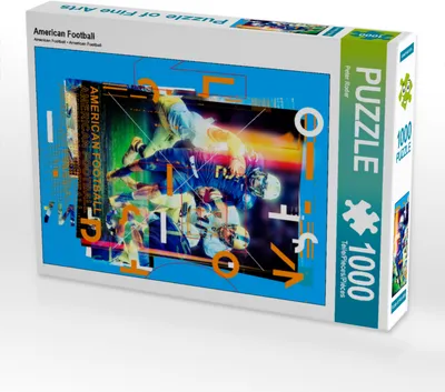 Produktbild von CALVENDO Puzzle American Football | 1000 Teile Lege-Größe 64x48cm Foto-Puzzle für glückliche Stunden