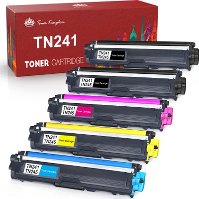Produktbild von 5 Packung Kompatible Toner kartusche Ersatz für Brother TN241 TN242 TN245 TN246 für MFC-9332CD DCP-9022CDW DCP-9020CDW MFC-9140CDN MFC-9142CDN DCP-9015CDW HL-3142CW HL-3152CDW HL-3170CDW