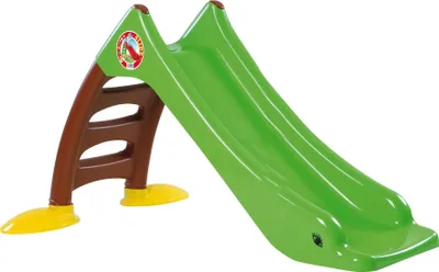 Produktbild von Dohany 2in1 Kinderrutsche Rutsche Wasserrutsche freistehend Rutschlänge 120cm grün/brau