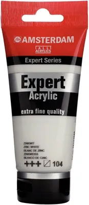 Produktbild von Amsterdam Expert Series Acrylfarbe Tube 75 ml Zinkweiß 104