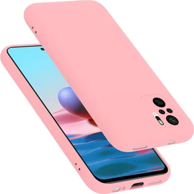 Obrázok produktu pre Cadorabo ochranné puzdro pre Xiaomi RedMi NOTE 10 4G / RedMi NOTE 10S v ružovom puzdre na mobilný telefón Puzdro Kryt TPU Etui
