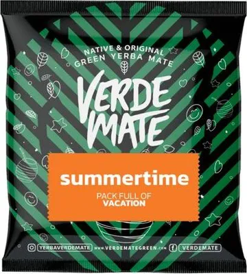 Produktbild von Verde Mate - Mate Tee Probe Summertime 50g - 5mm Dicke Blätter Staubfrei - Erfrischend, Mild Ideal für Tereré - Luftgetrocknet - Yerba Mate Brasilien