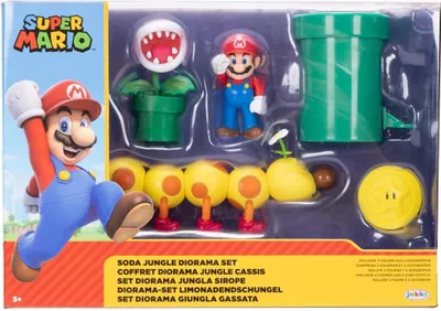 Productafbeelding van Nintendo Wereld Super Mario Diorama Speelset, Soda Jungle, 6 cm