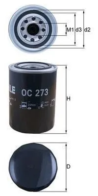 Obrázok produktu pre Ölfilter KNECHT OC 273