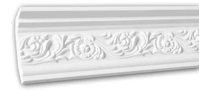 Produktbild von PROFHOME 150274 Eckleiste aus Polyurethan Deckenleiste Stuckleiste 2 m