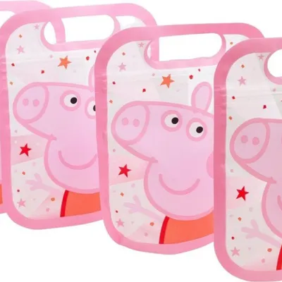 Immagine prodotto di Set di 4 sacchetti riutilizzabili Peppa Pig
