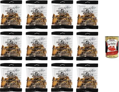 Produktbild von Urbani Funghi Porcini Secchi Trockene Steinpilze 12x 20gr + Italian Gourmet Polpa 400g Dose