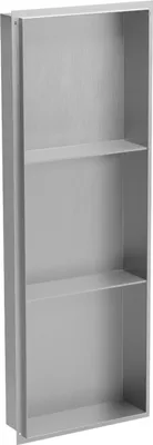 Produktbild von Mexen X-Wall-NR Einbauregal ohne Rahmen mit Ablage 90 x 30 cm, inox - 1911903010S