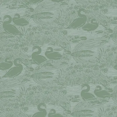 Produktbild von Laura Ashley Vliestapete Schwäne 1000x52cm