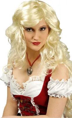 Produktbild von K11278415 blond Damen Langhaar Schulmädchen Perücke