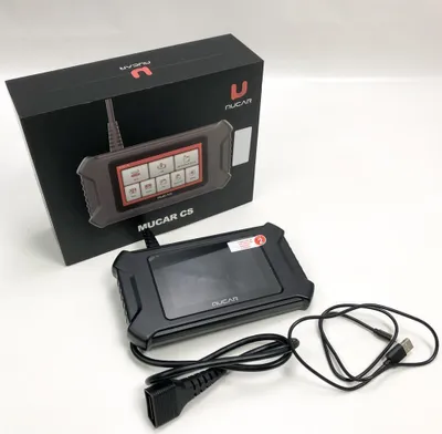 Produktbild von mucar OBD2 Diagnosegerät, CS4 Diagnosegerät Auto, 2022 OBDII Scanner mit 5 Servicefunktionen und 4 Systemdiagnosen ABS/SRS/ECM/TCM, 5 Reset-Funktion en Lebenslangen
