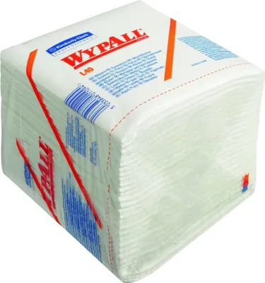 Imagen del producto de Toallitas limpiadoras Wypall L40, de una sola capa, blancas, de 31,5 x 33 cm, paquete de 56 unidades