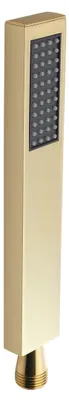 Produktbild von Handbrause aus Messing, Goldfarben, mit Regenfunktion, 200 mm Länge, 35 mm Breite