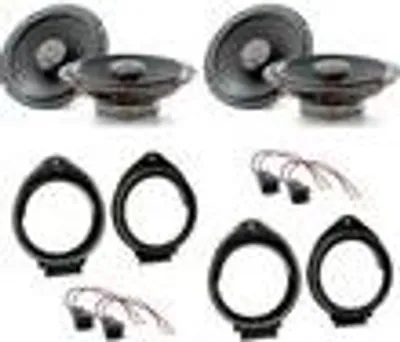 Produktbild von Focal ICU165 Lautsprecher Einbauset für Opel Astra J Opel Mokka vorne hinten
