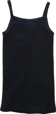 Produktbild von HERMKO 2460 Mädchen Trägerhemd aus 100% Baumwolle, Naturfaser-Unterhemd bzw. Top, Farbe:marine, Größe:140