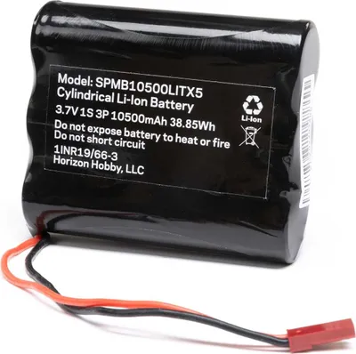 Produktbild von Spektrum 3,7V 1S 10500mAh Li-Ion Akku Sender iXSR