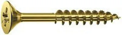 Produktbild von 200 Stück Reyher Spanplattenschraube Senkkopf Tg, galvanisch verzinkt, 5 x 90 mm 880980690050090