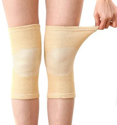 Produktbild von Silikon-Kniebeschermungen für Männer und Frauen - Stoßdämpfende