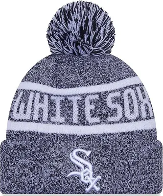Produktbild von New Era MLB Jake Cuff Knit Beanie Chicago White Sox black/white