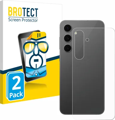 Produktbild von 2x Für Samsung Galaxy S24 FE (Rückseite) Schutzfolie BROTECT Displayschutz Display Schutz Folie Klar Transparent