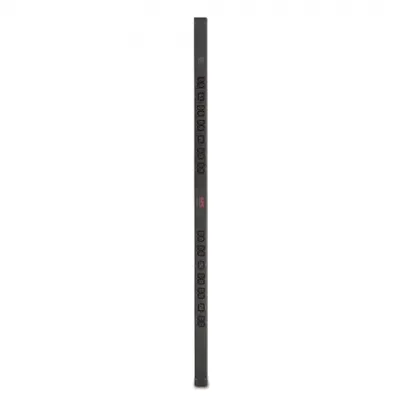 Zdjęcie produktu dla APC Basic Rack PDU, Podstawowy, 0U, Pionowa, Czarny, 24 x gniazdo sieciowe, C13 panel, C19 panel