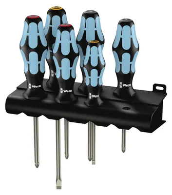 Imagen del producto de Juego de destornilladores 3334/3350/3355/6, acero inoxidable + soporte