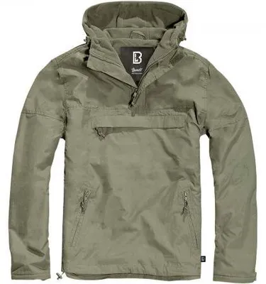 Produktbild von Brandit WINDBREAKER Pull-Over Army Windjacke oliv - L