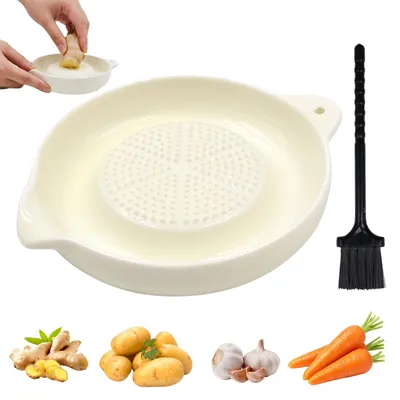 Zdjęcie produktu dla Ceramiczna tarkownica do imbiru i czosnku
