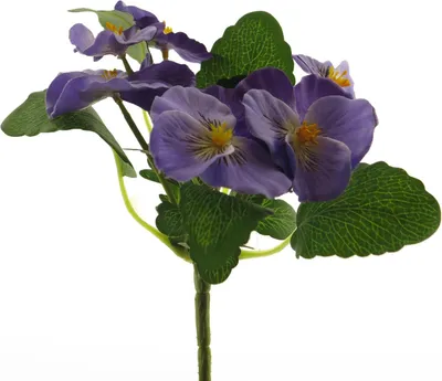 Produktbild von artplants.de Deko Blume Stiefmütterchen FANGMU auf Steckstab, lila, 20 cm - Mini Kunstblumen
