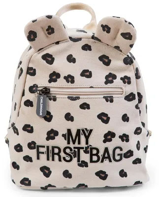 Zdjęcie produktu dla Plecak dziecięcy CHILDHOME My First Bag płócienny z motywem lamparta